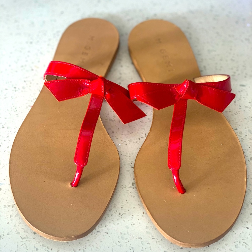 M. Gemi Cappio Bow Sandals Ruby 39